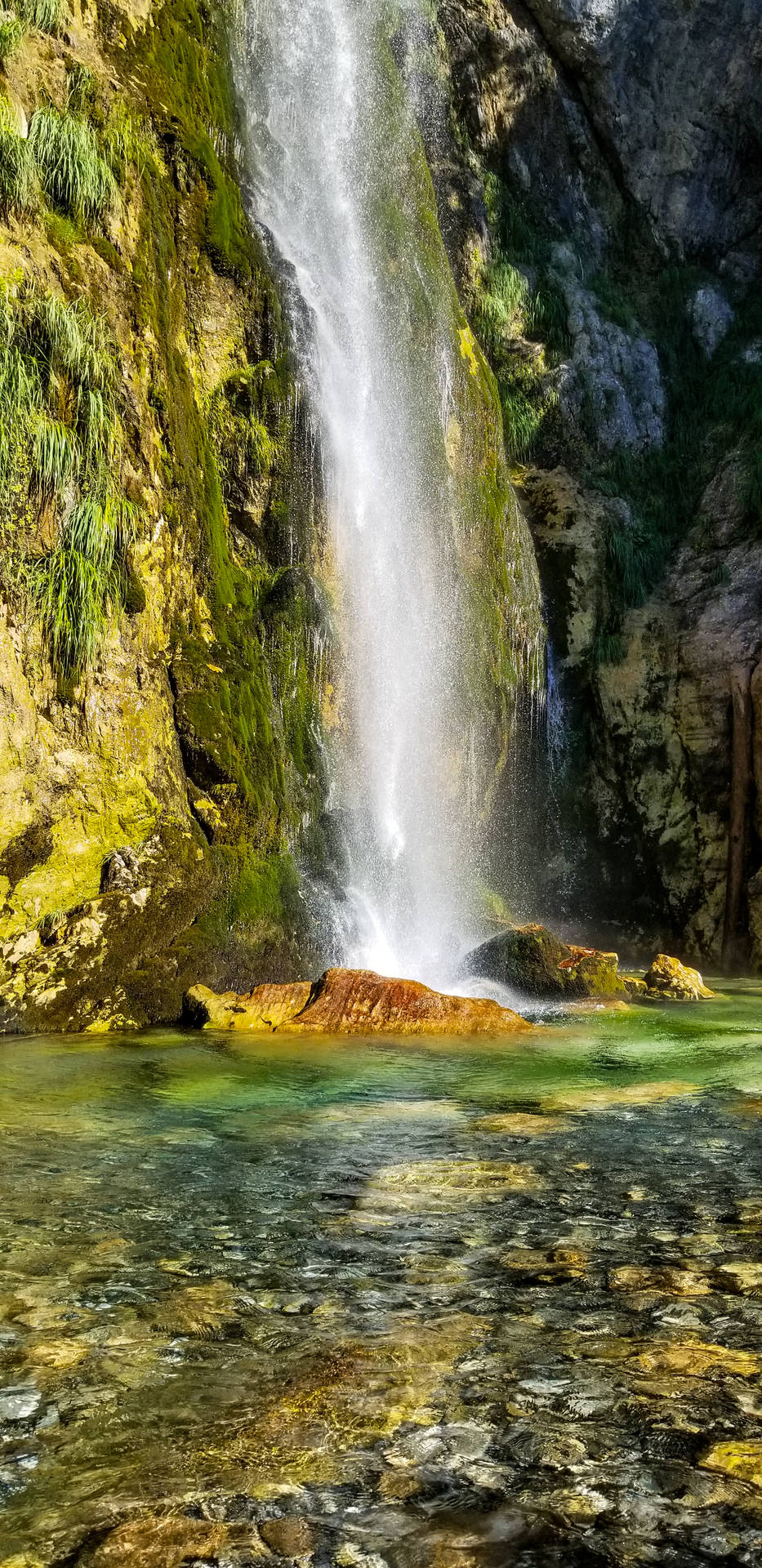 Albania Grunasi Waterfall