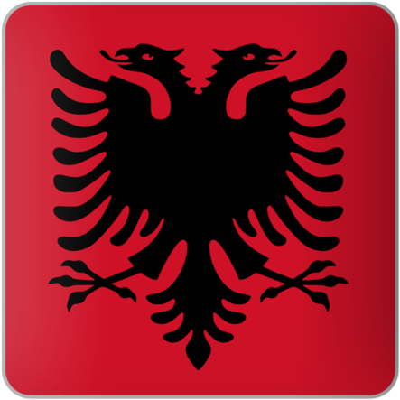 Albanian Flag Double Headed Eagle PNG
