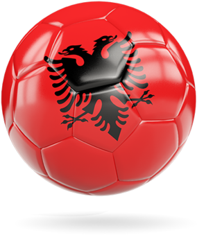 Albanian Flag Soccer Ball PNG