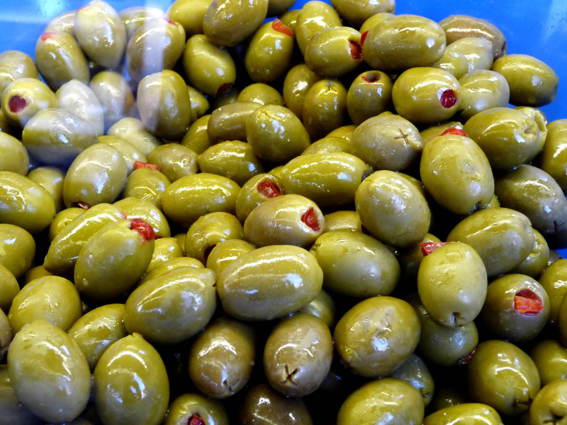 Albanian Green Olive Fruit Wallpaper