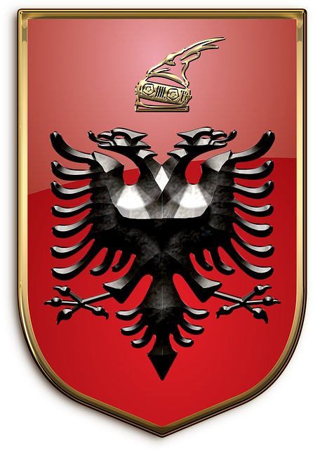 Albanian National Coatof Arms PNG