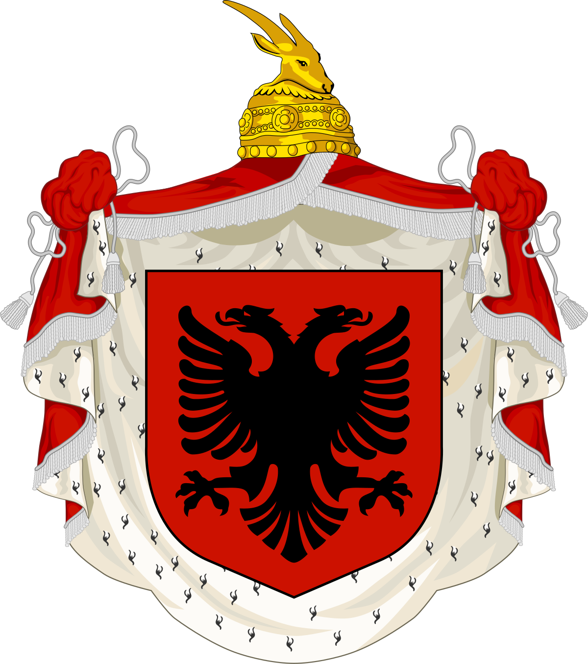 Albanian_ Coat_of_ Arms_ Illustration PNG