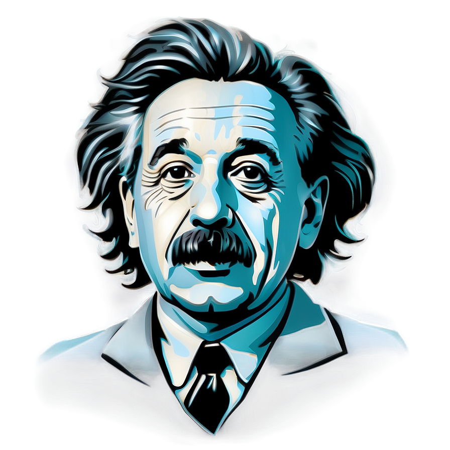 Albert Einstein Abstract Art Png 49 PNG