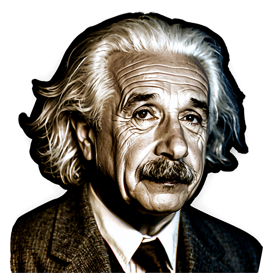 Albert Einstein C PNG