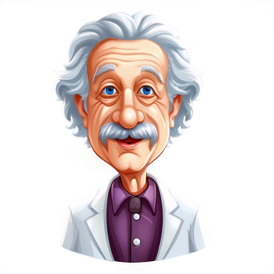 Albert Einstein Cartoon Png Ixs95 PNG