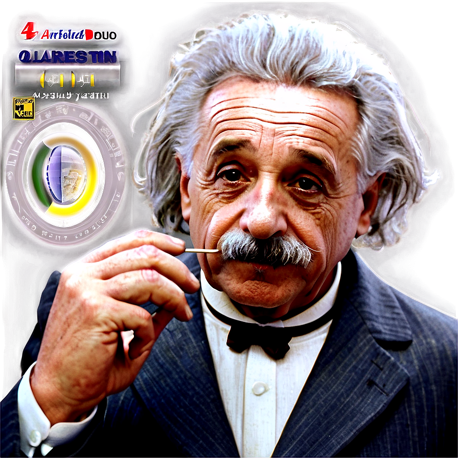 Albert Einstein D PNG