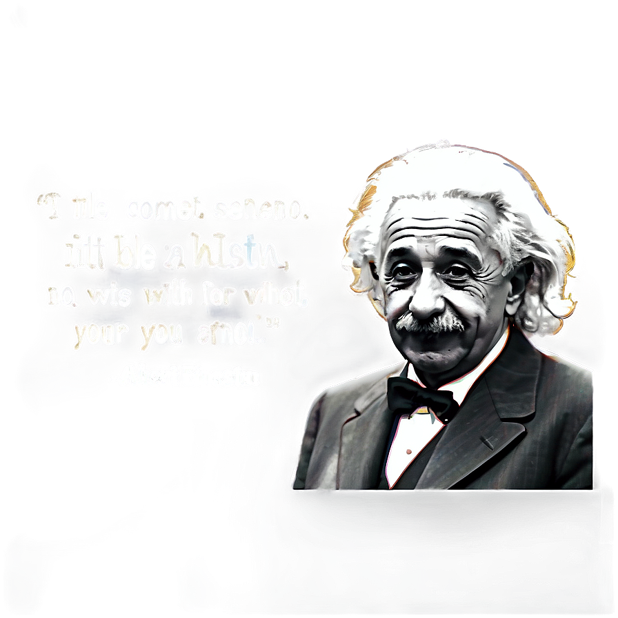 Download Albert Einstein Inspirational Quote Png 27 | Wallpapers.com