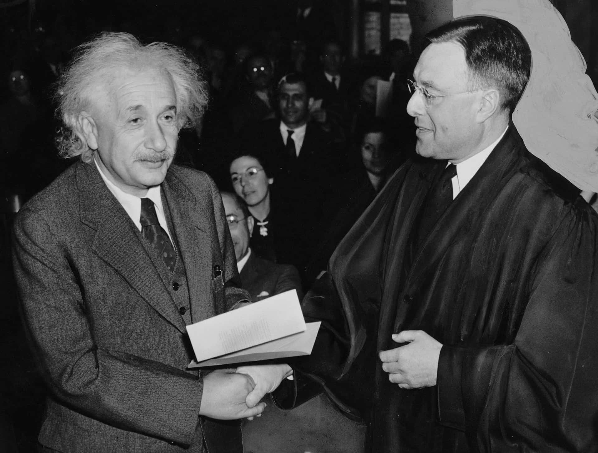 Albert Einstein, scientist and Nobel Prize winner