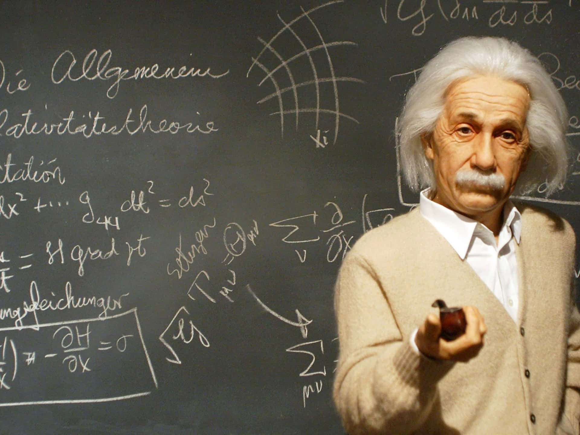 Albert Einstein's Ingenious Thoughts Wallpaper