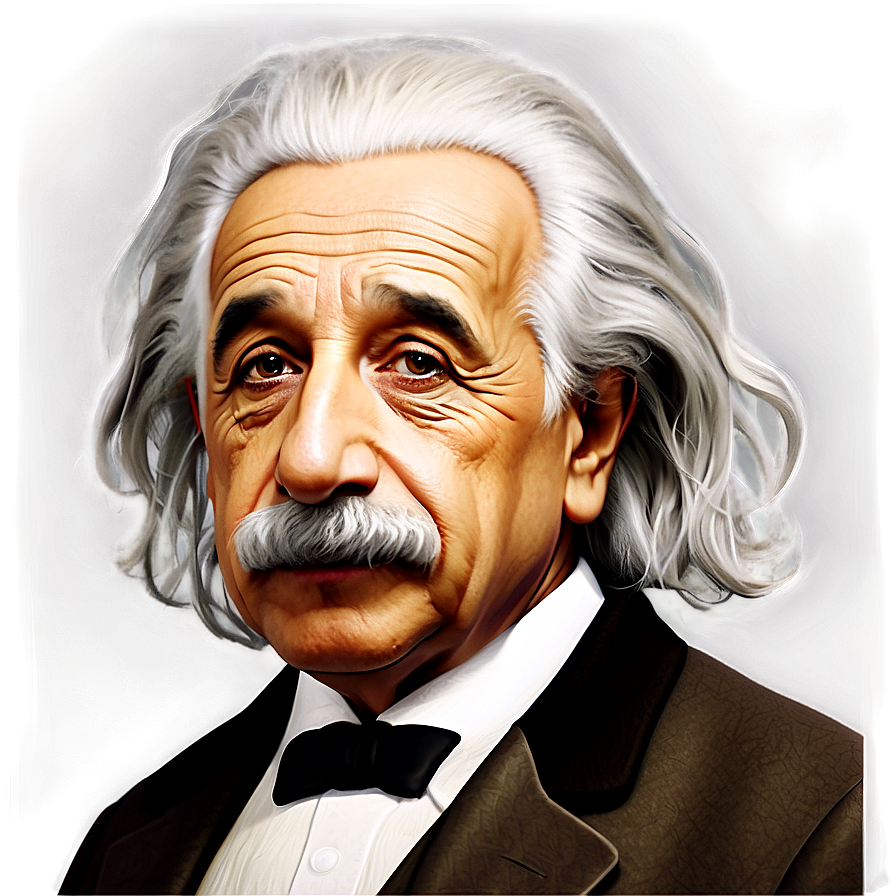 Albert Einstein Wax Figure Png 06122024 PNG