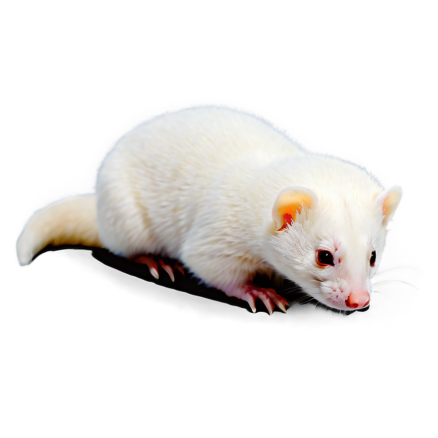 Download Albino Ferret Png Avd52 | Wallpapers.com