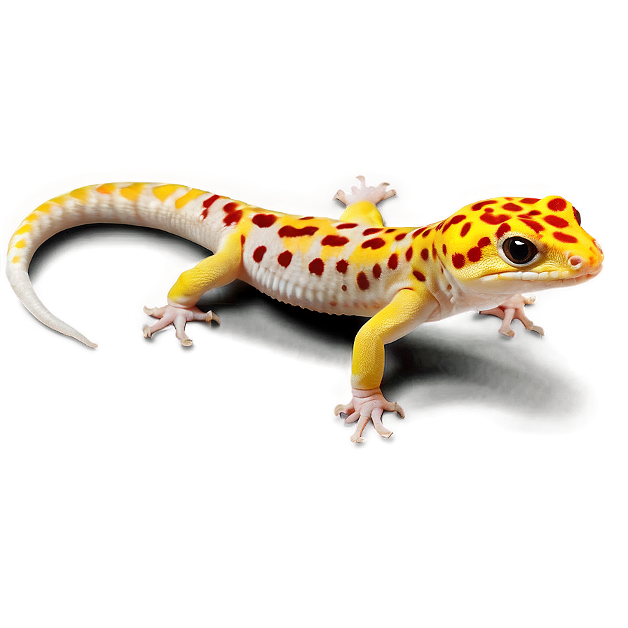 Albino Leopard Gecko Png Twj47 PNG