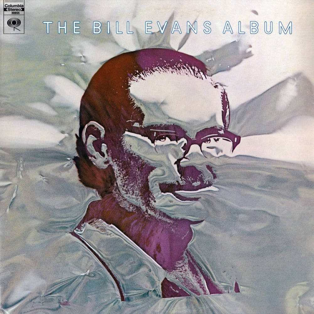 Caption: Grammy Award winner Bill Evans at his best with his renowned album cover Wallpaper