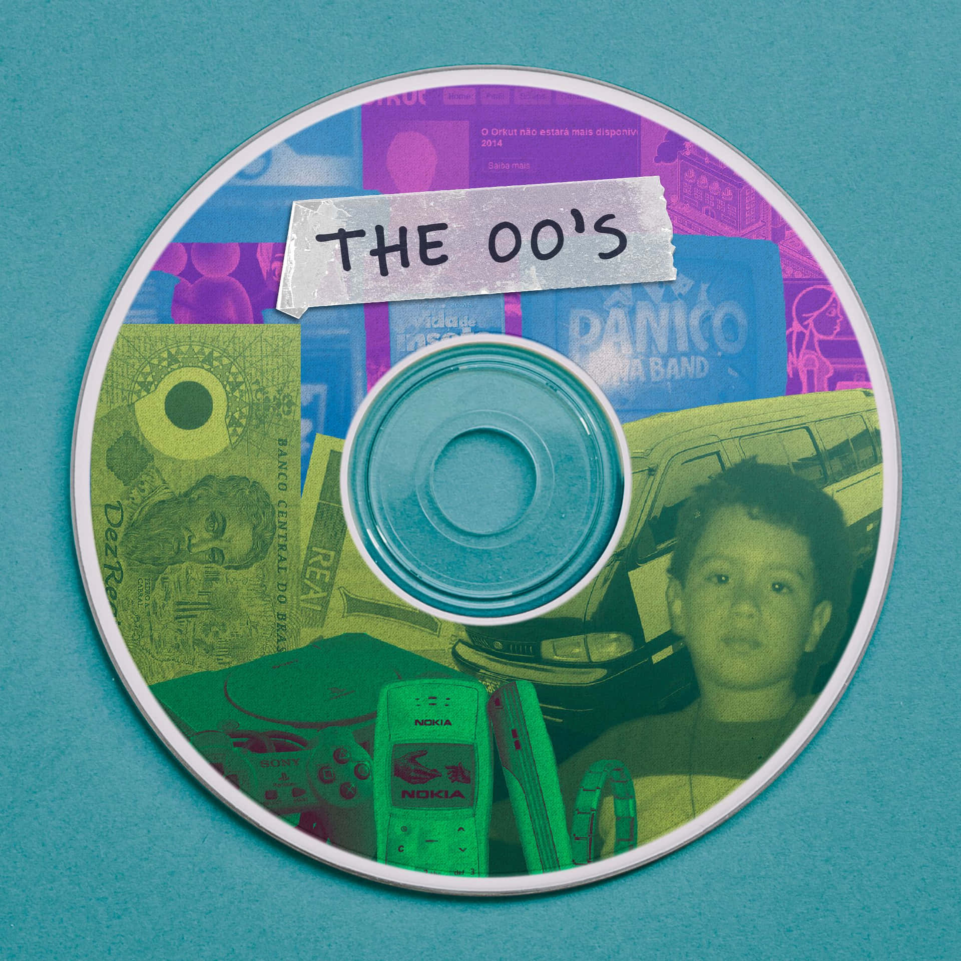 a cd with the word the o's on it