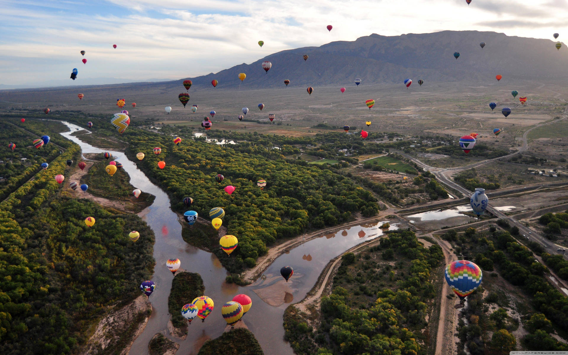Albuquerque International Balloon Fiesta Celebration Wallpaper