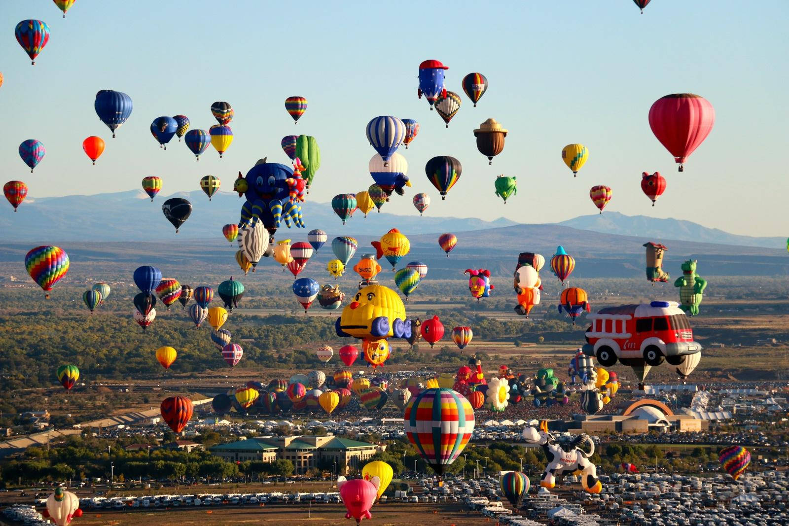 Albuquerque Sea Of Air Balloons Wallpaper