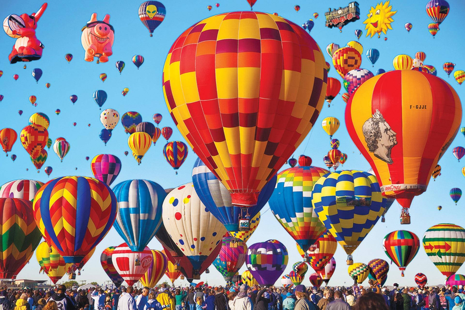 Albuquerque Skies Filled With Balloons Wallpaper