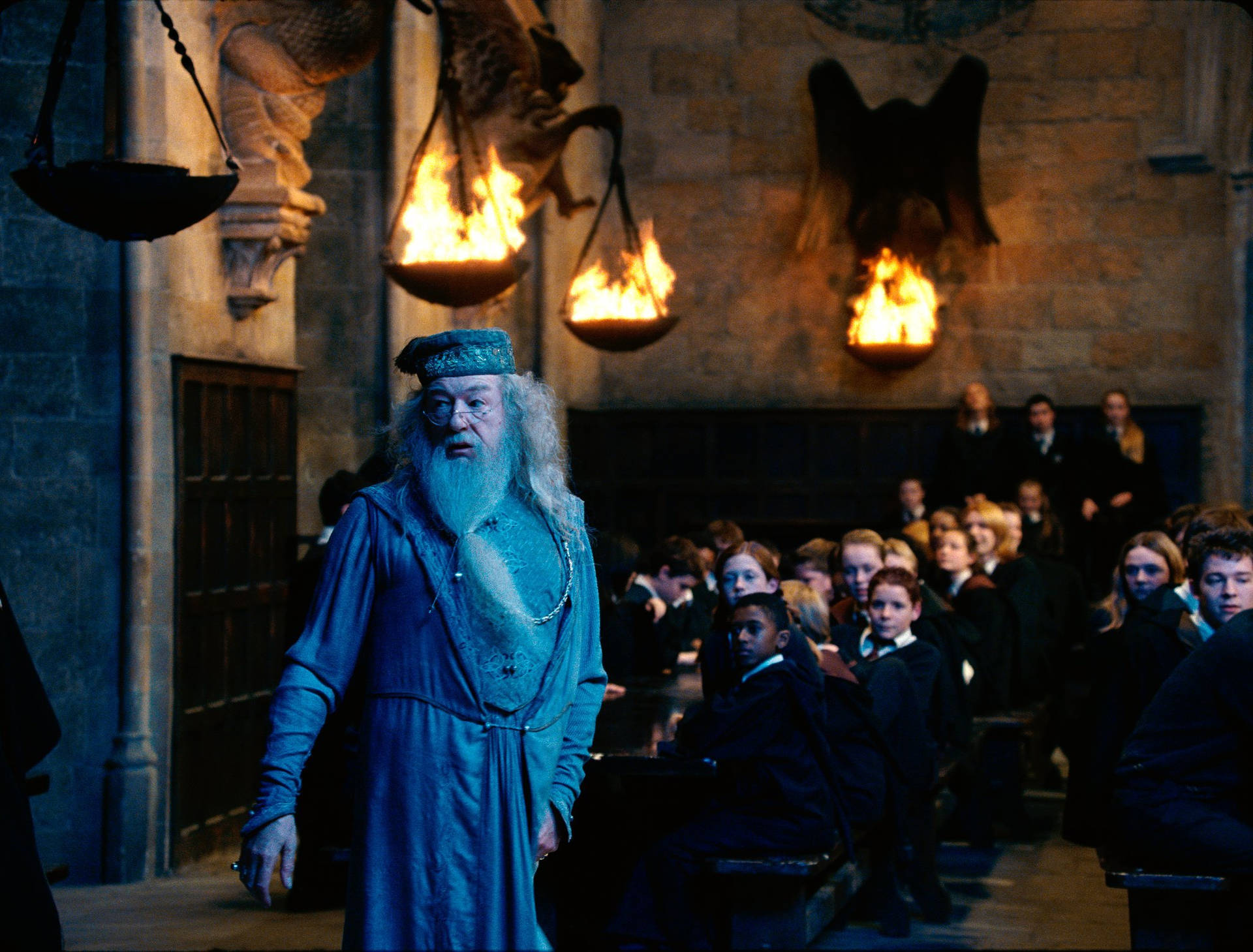 Albus Dumbledore In Turquoise Outfit