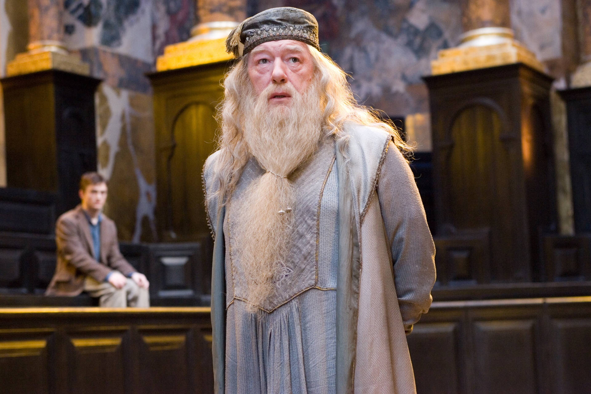 Albus Dumbledore Serious Expression