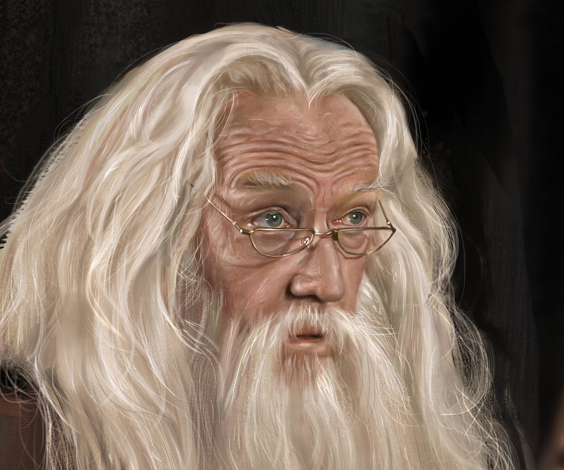 Albus Dumbledore White Hair