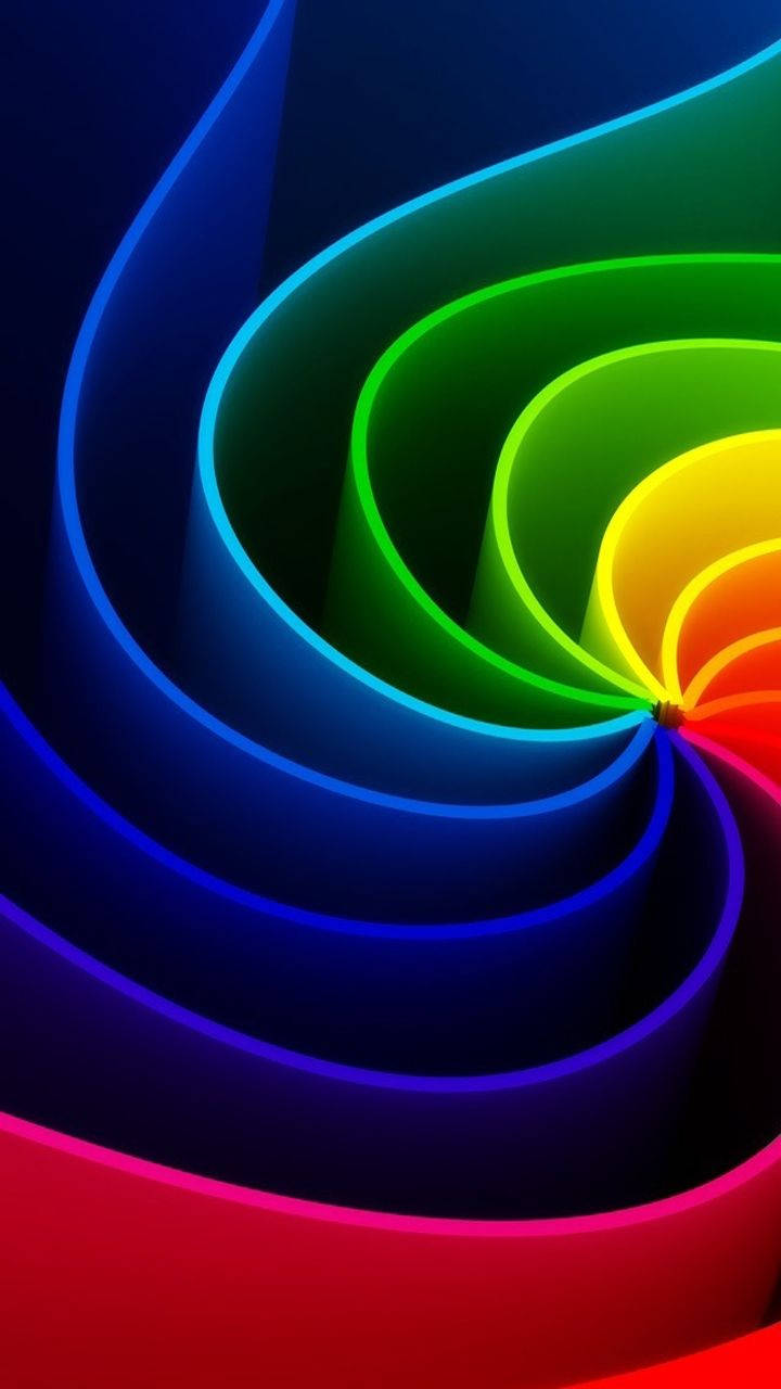 Alcatel Rainbow Spiral  Wallpaper