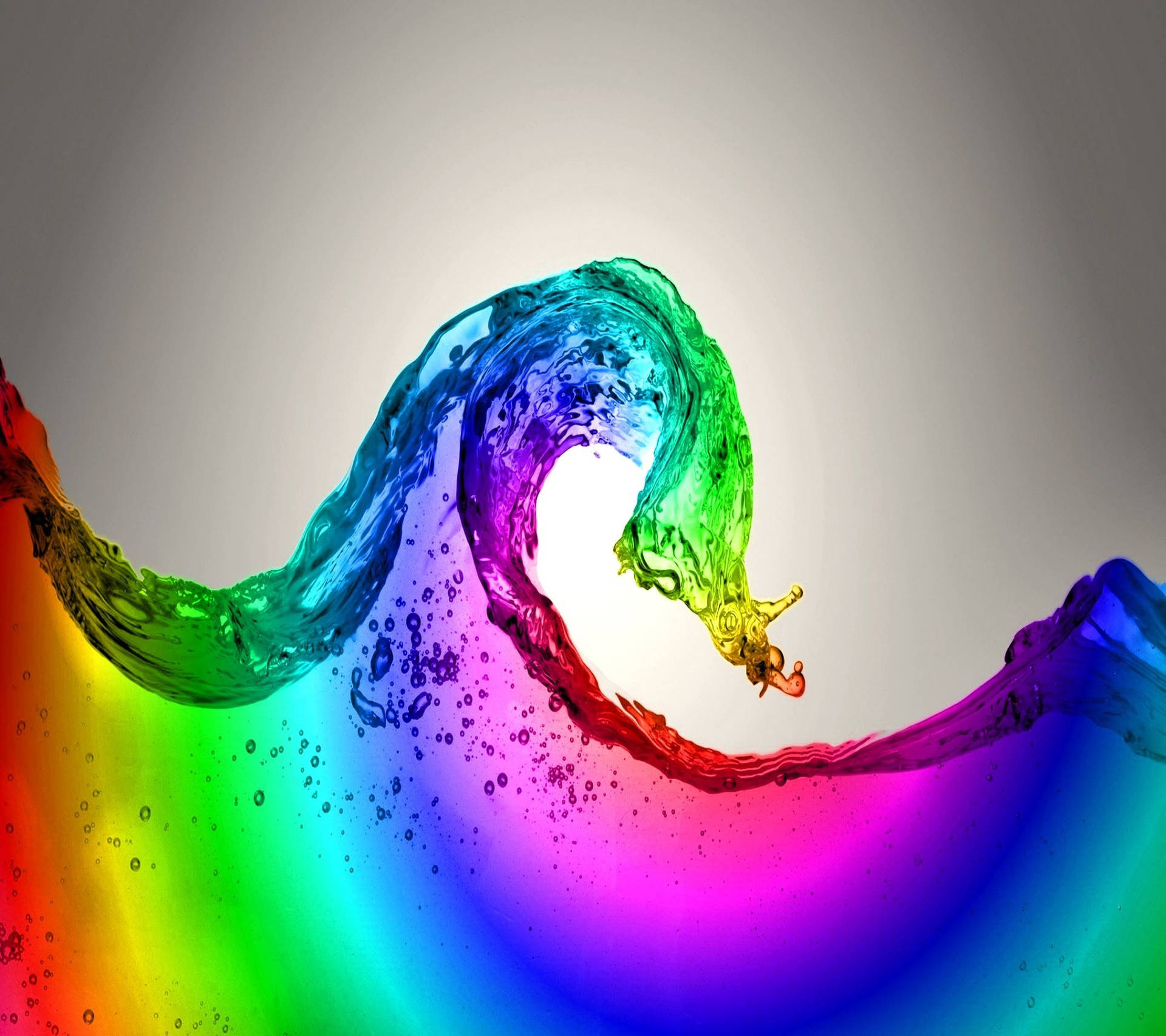 Alcatel Rainbow Wave  Wallpaper