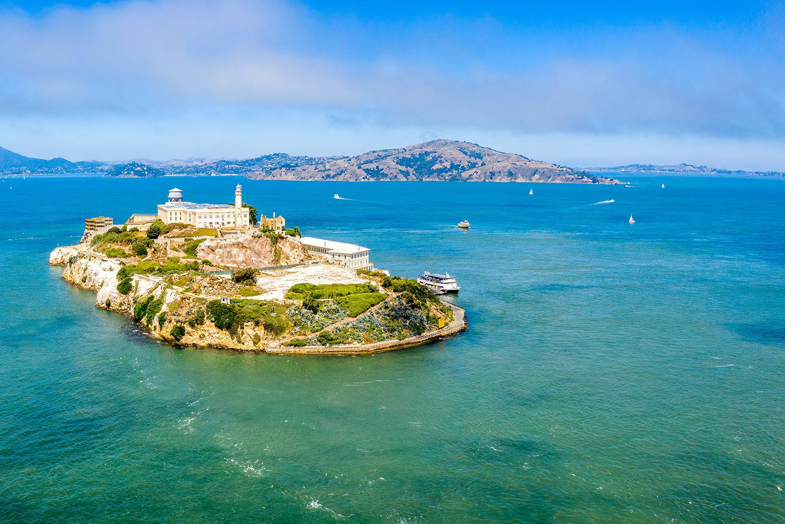 Vistaincreíble De Alcatraz. Fondo de pantalla