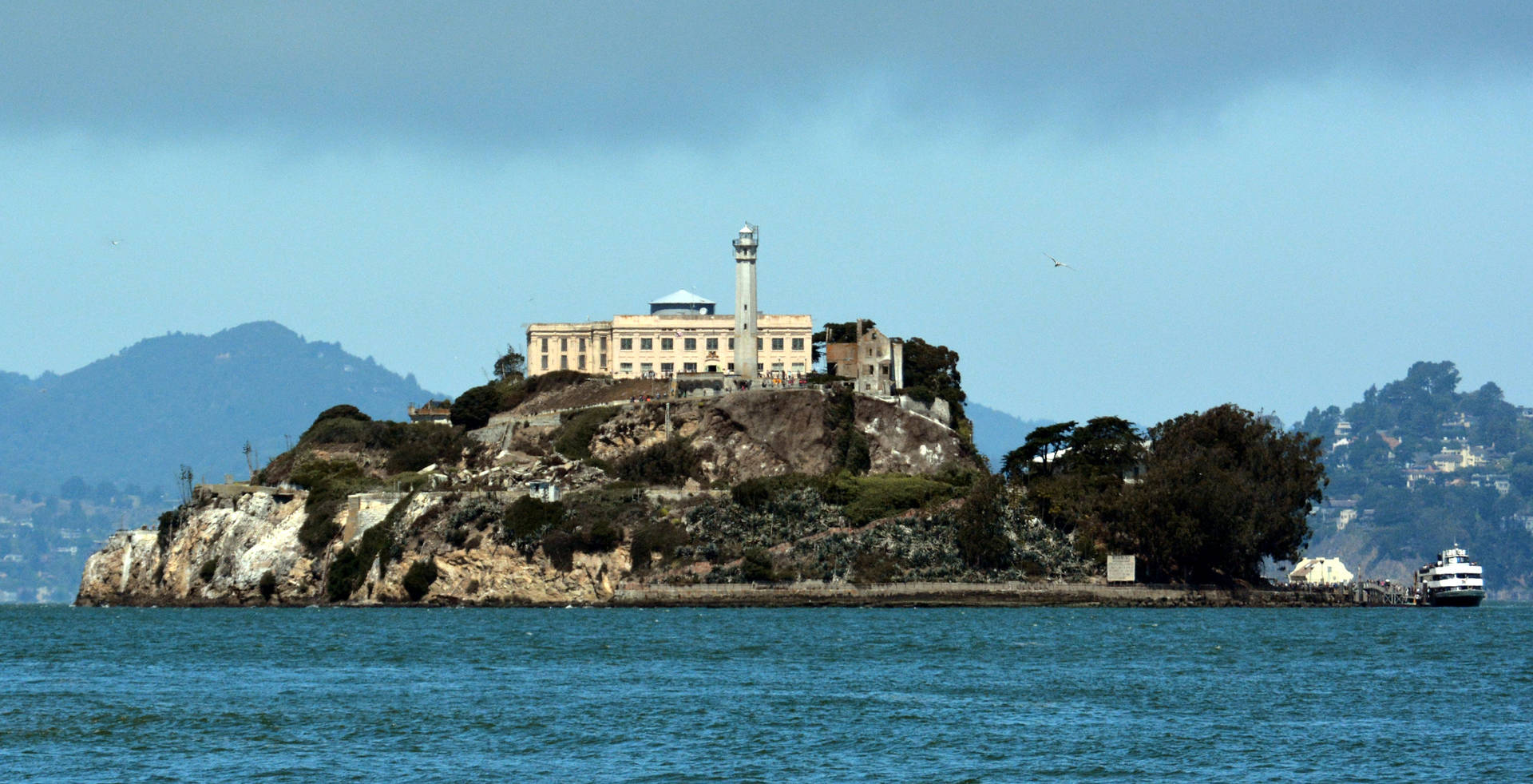 Vistaasombrosa De Alcatraz. Fondo de pantalla