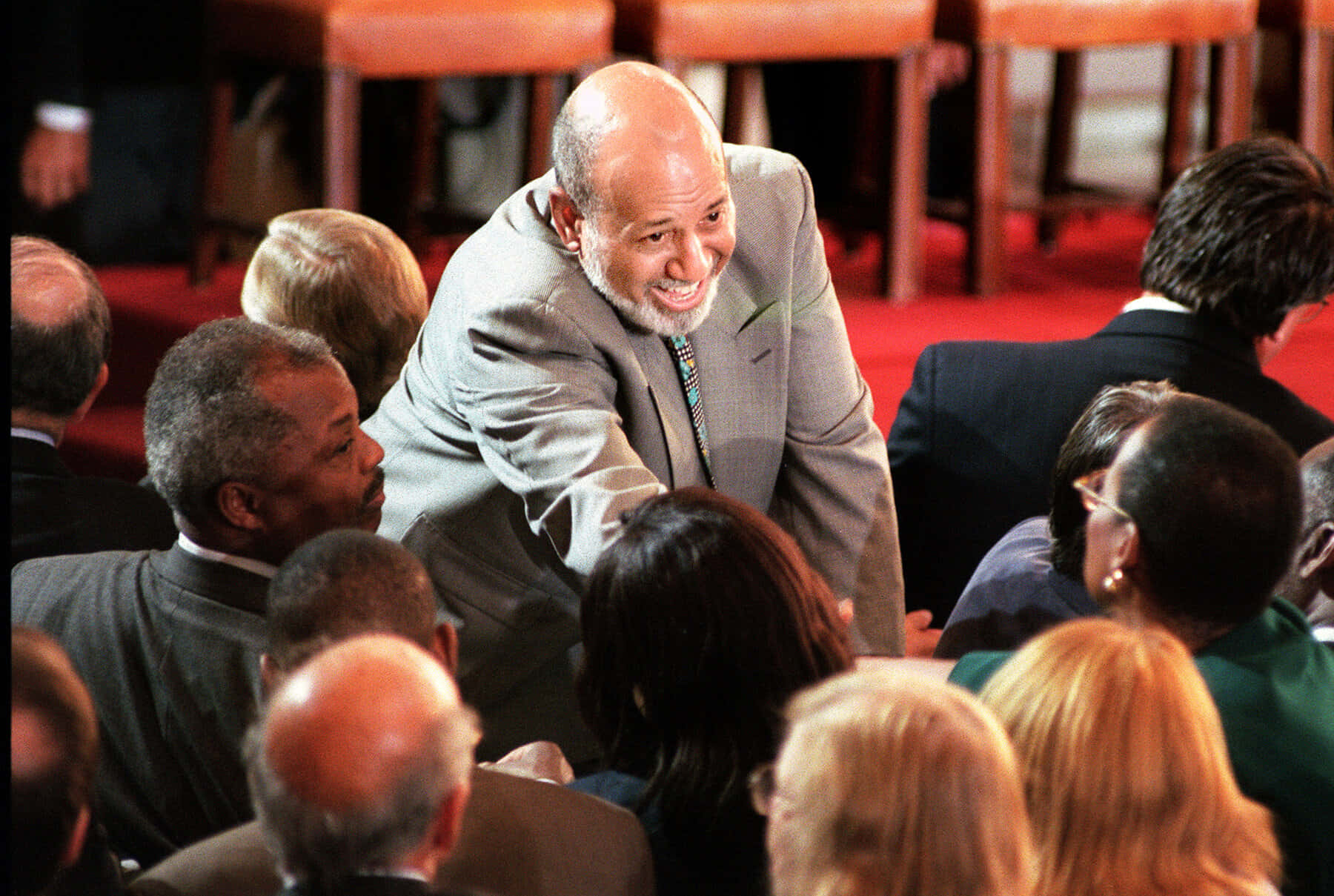 Alcee Hastings Shaking Hands With Audience Wallpaper