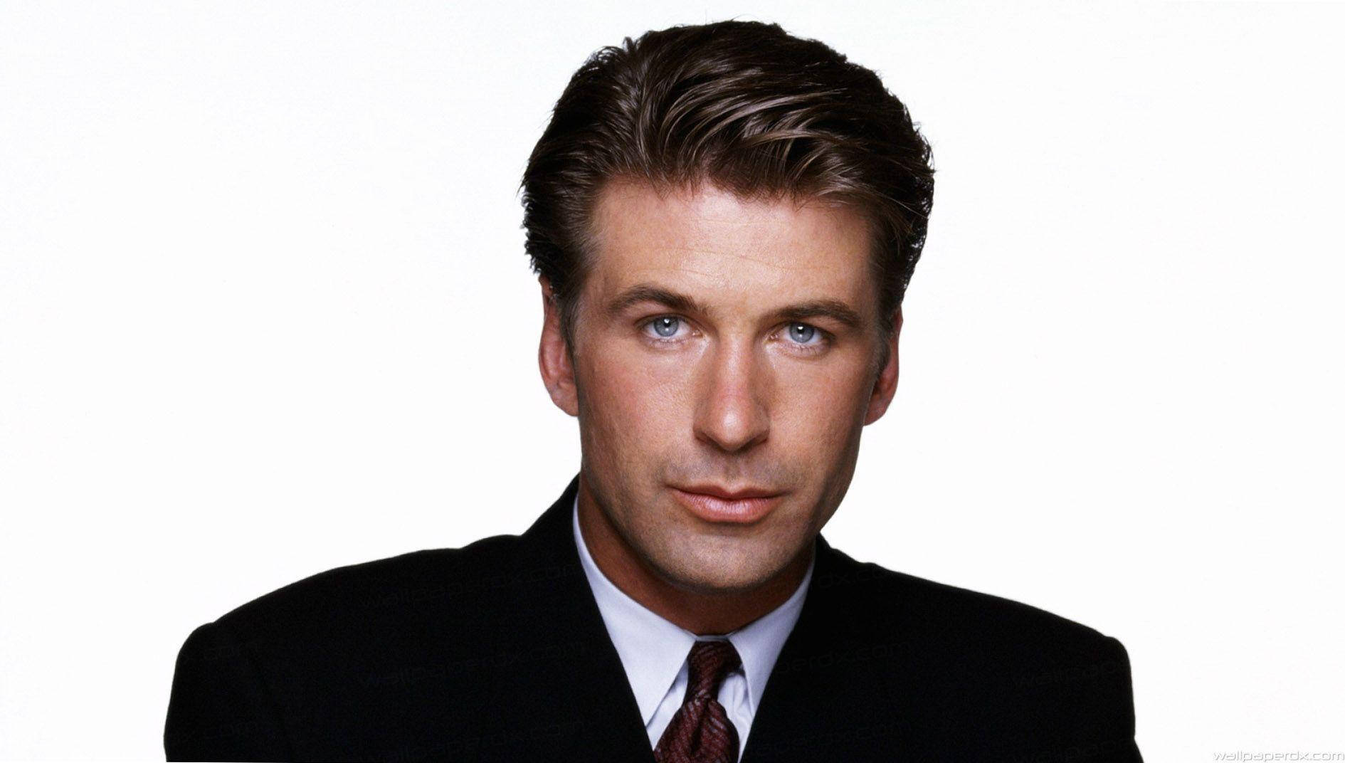 Alec Baldwin Intimidating Young Blue Eyes Picture