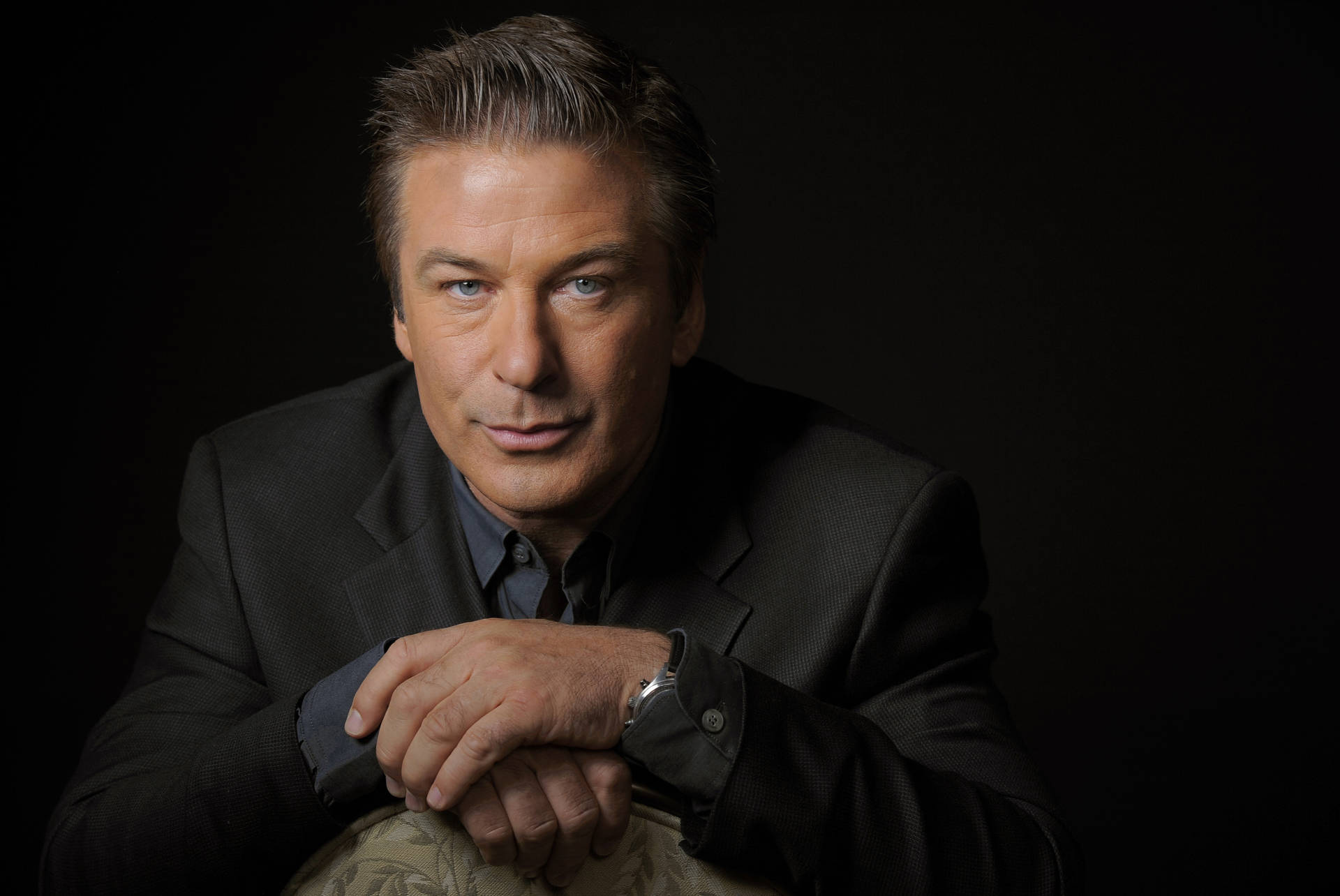 Alec Baldwin Serious Looking Picture