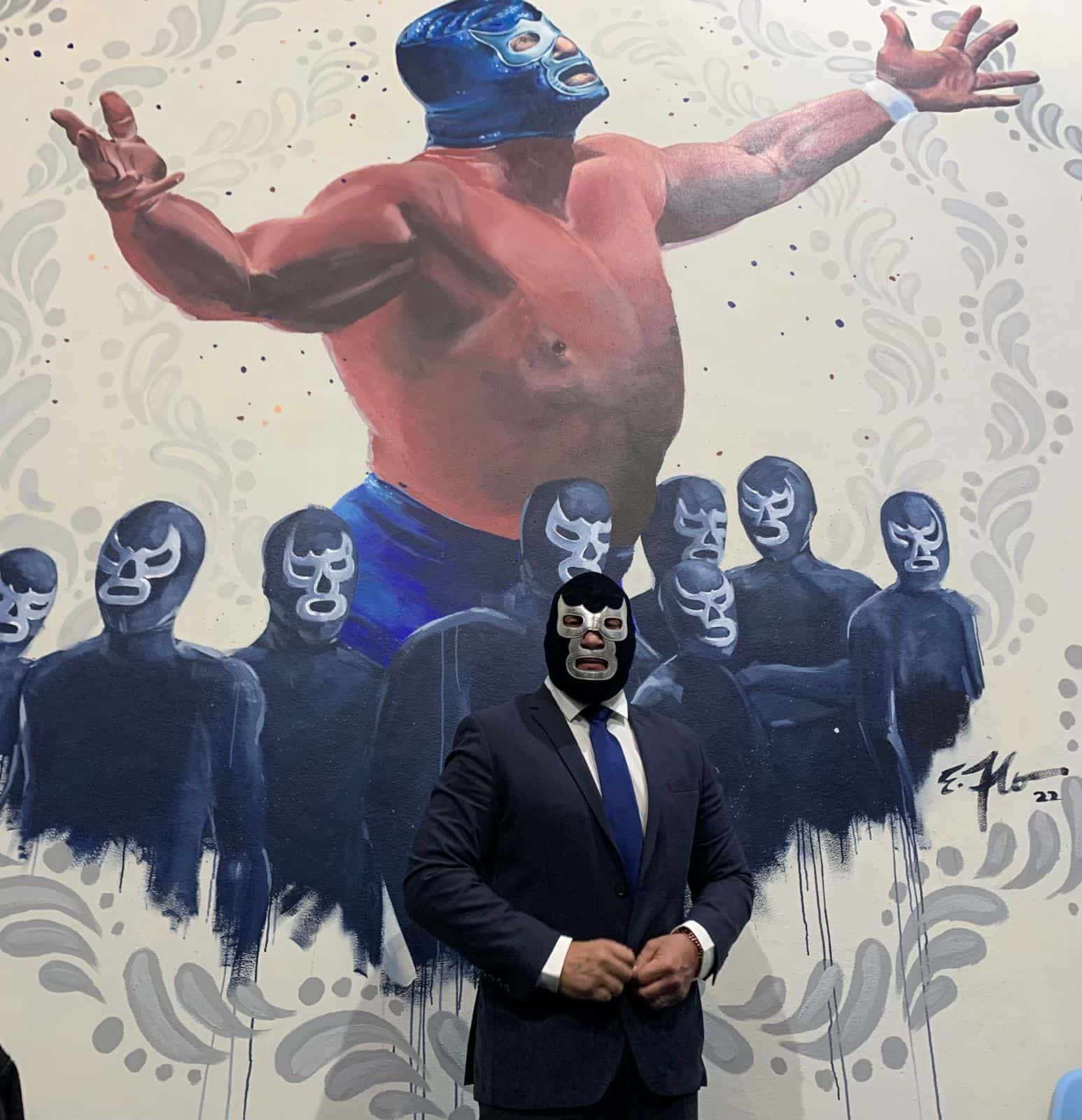 Alejandro Muñoz Moreno Aka Blue Demon Background
