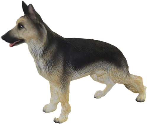 Alert German Shepherd Walking PNG