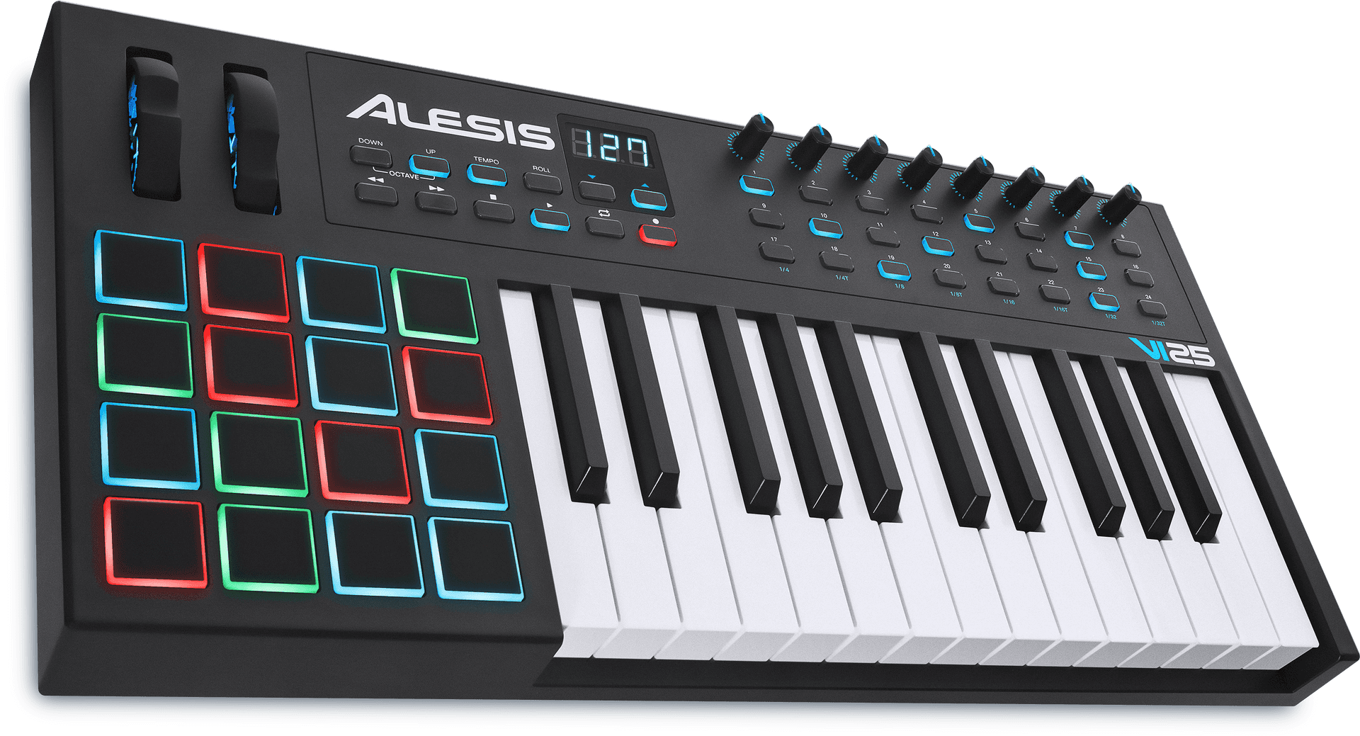 Alesis V25 M I D I Keyboard Controller PNG