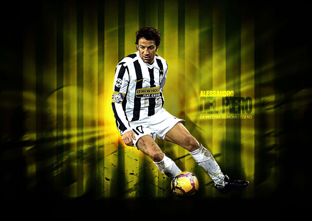 Alessandro Del Piero - An Iconic Football Legend Wallpaper