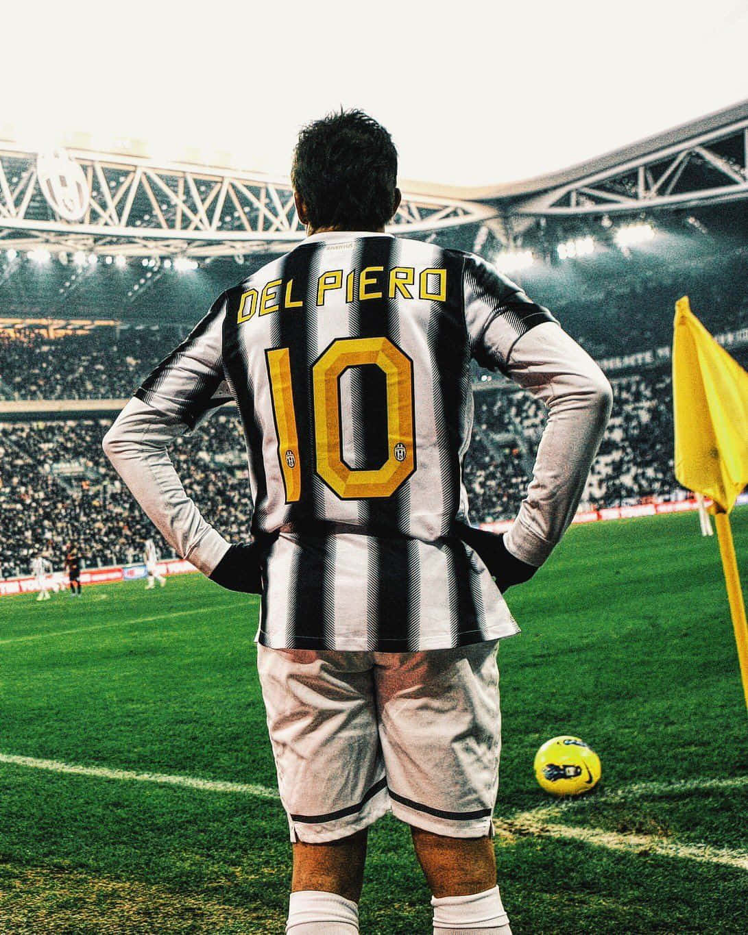 Alessandro Del Piero Jersey Nummer 10. Wallpaper