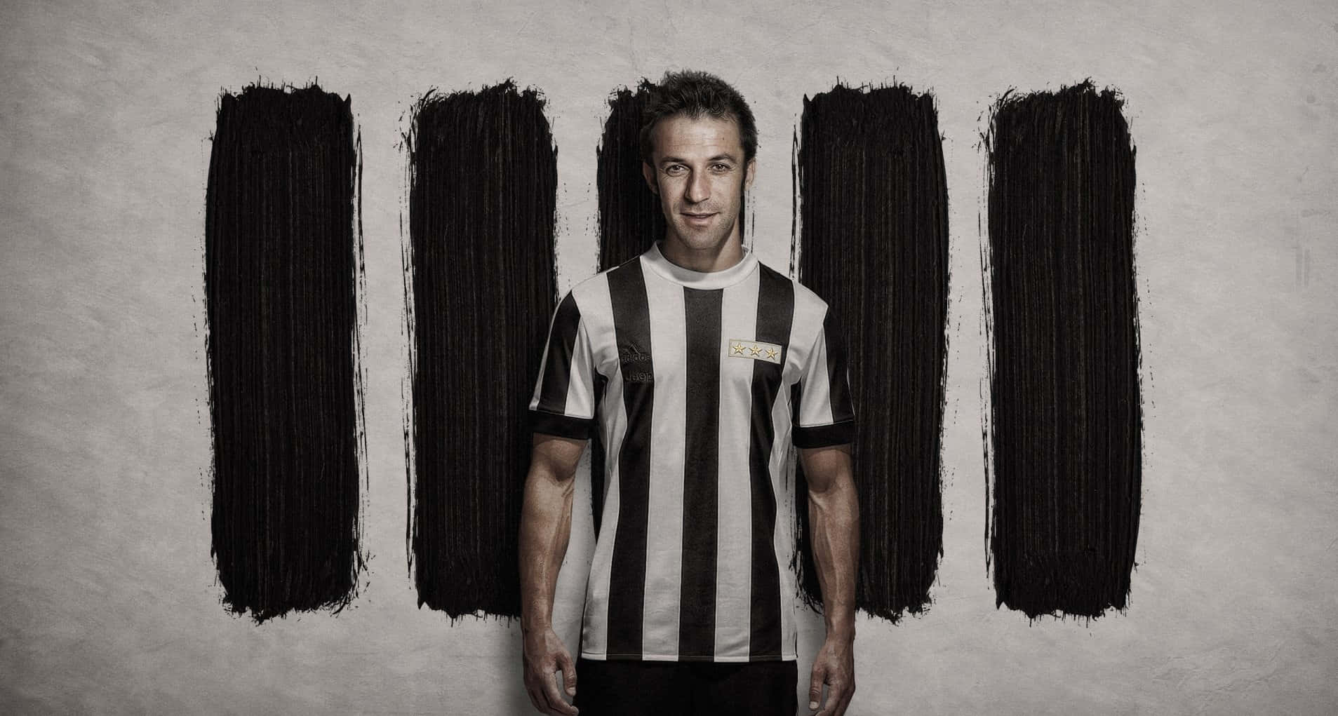 Alessandro Del Piero Juventus Forsvars Tapet Wallpaper