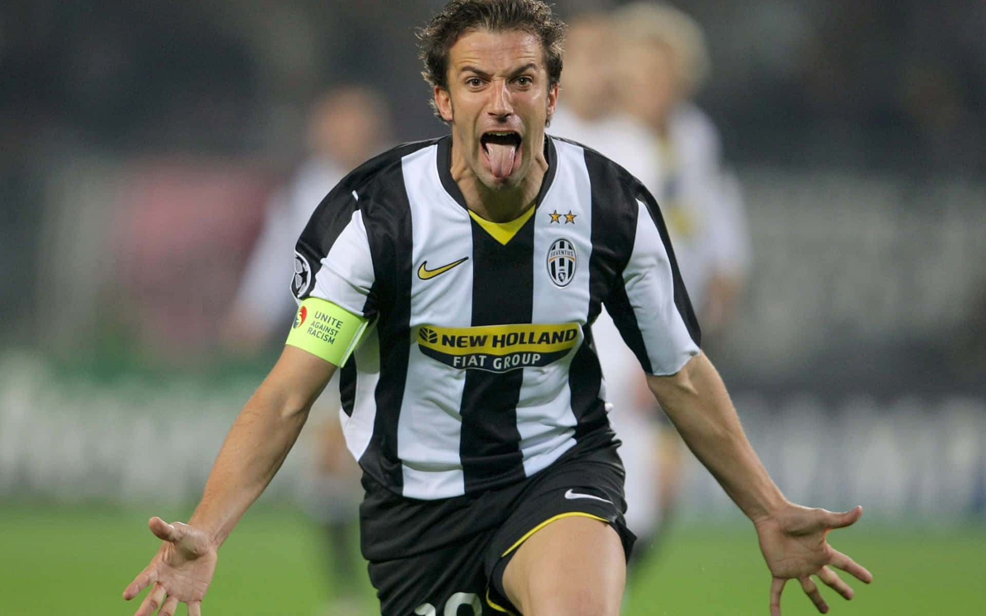 Alessandro Del Piero Silly Tongue Out Wallpaper