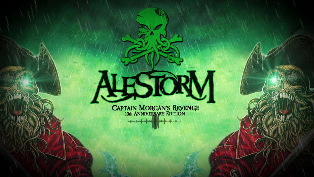 Alestorm Captain Morgans Revenge Anniversary Edition Artwork Wallpaper