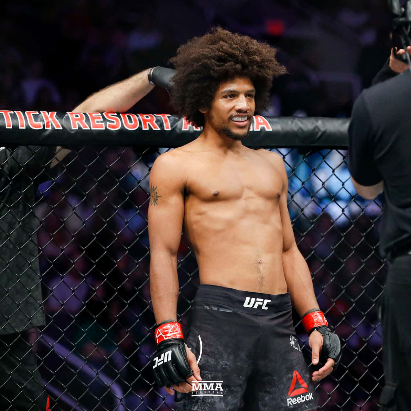 Alex Caceres With Mouthpiece Wallpaper
