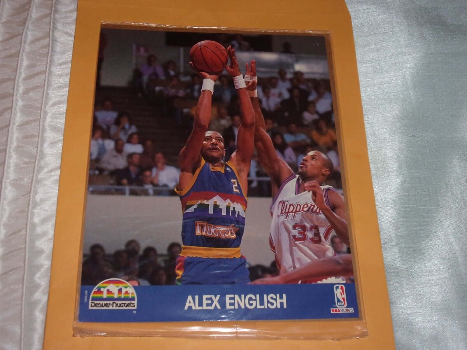 Alex English NBA Sports Vintage Poster Wallpaper