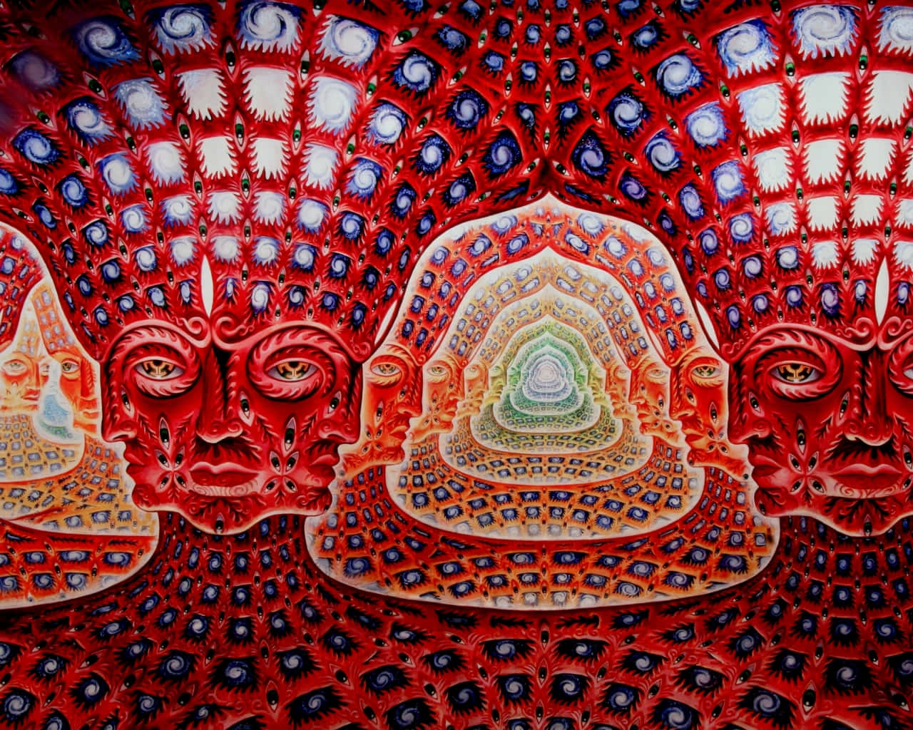 The Artistic Vision of Alex Grey Wallpaper