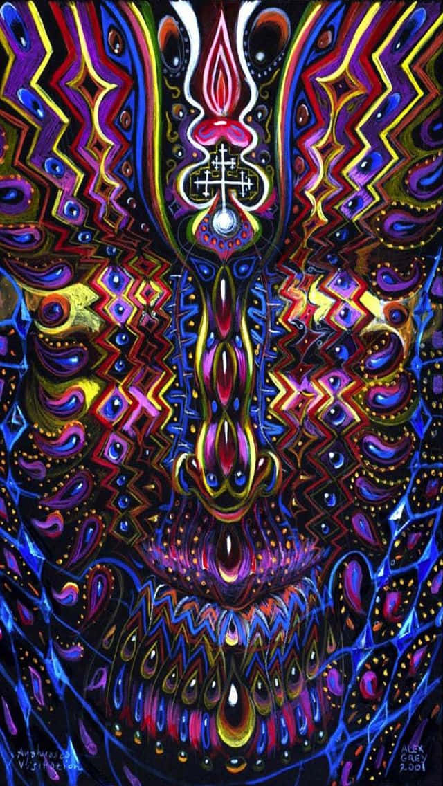 "Manifest the Universe within" - Alex Grey Wallpaper