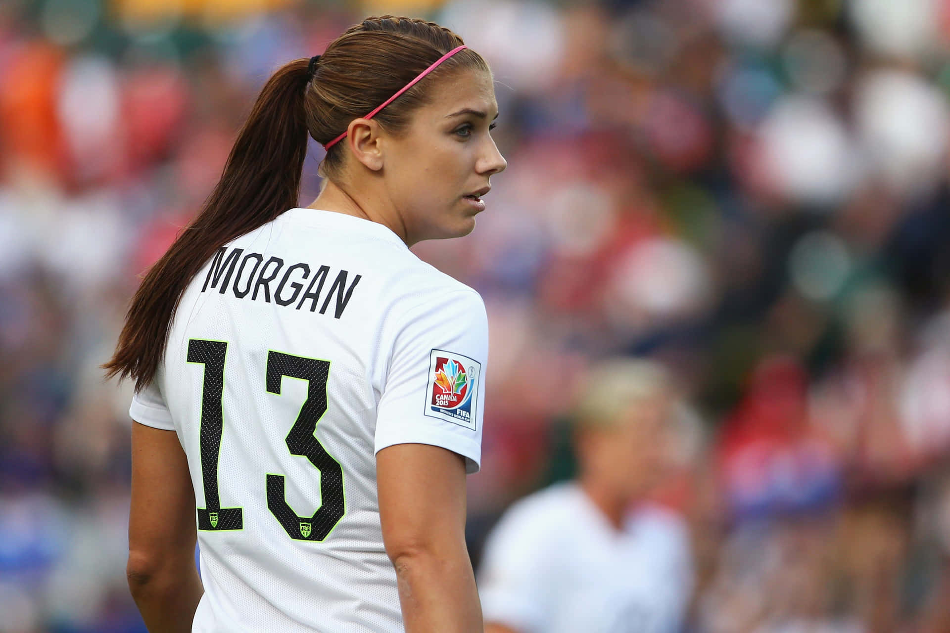 US Soccer star Alex Morgan leading the team to victory