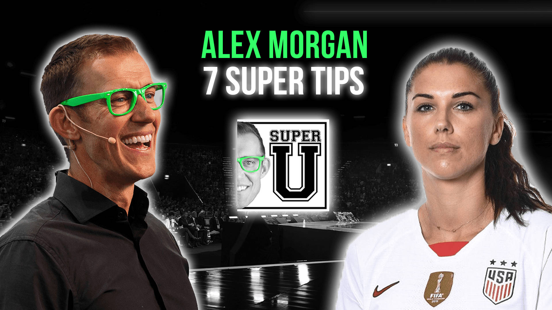 Alex Morgan On Super U Show Background
