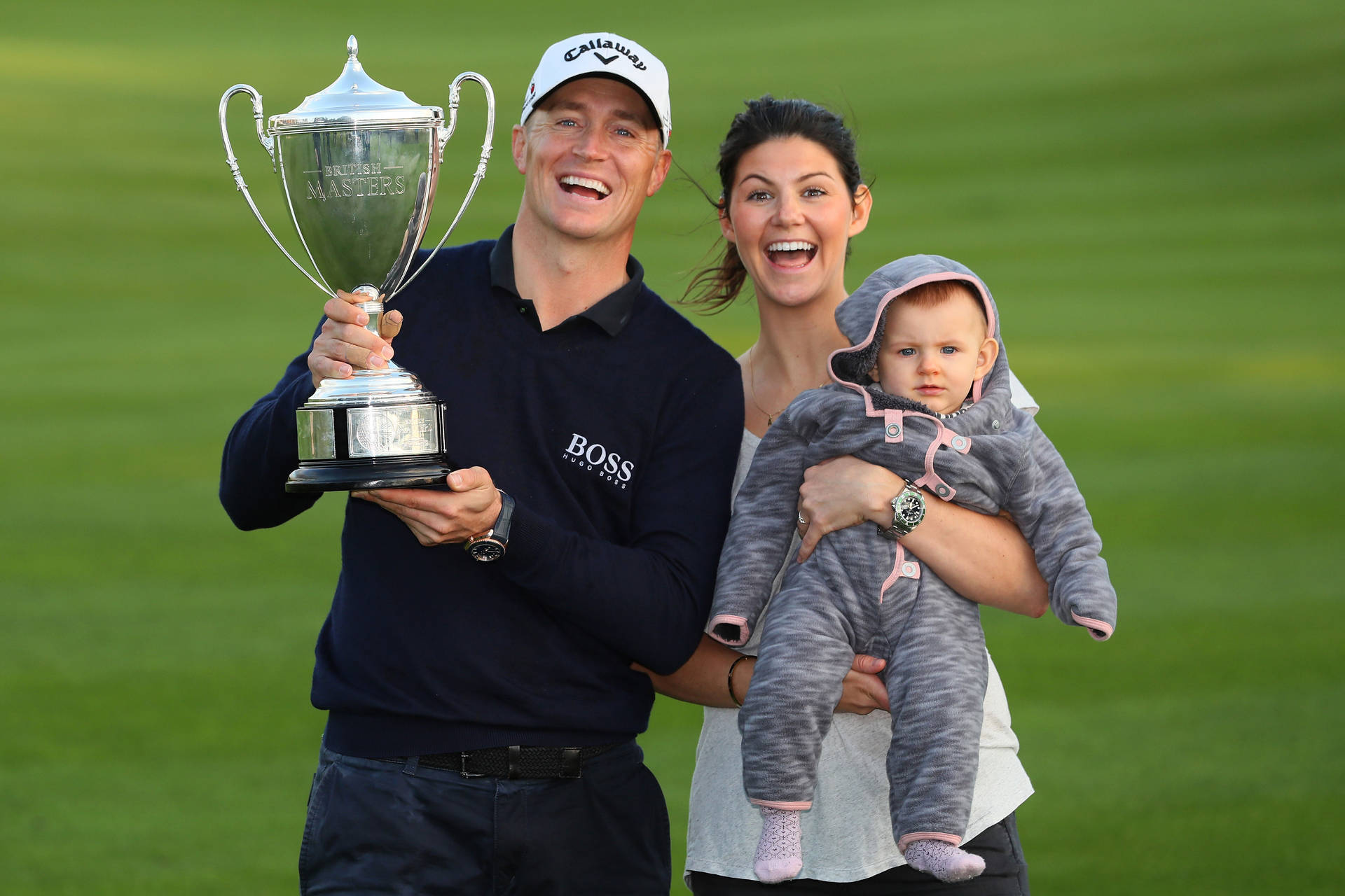 Alex Noren With Family Wallpaper