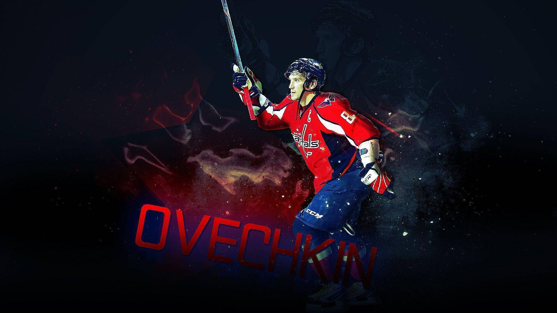 Alex Ovechkin Captain Of The Washington Capitals Background
