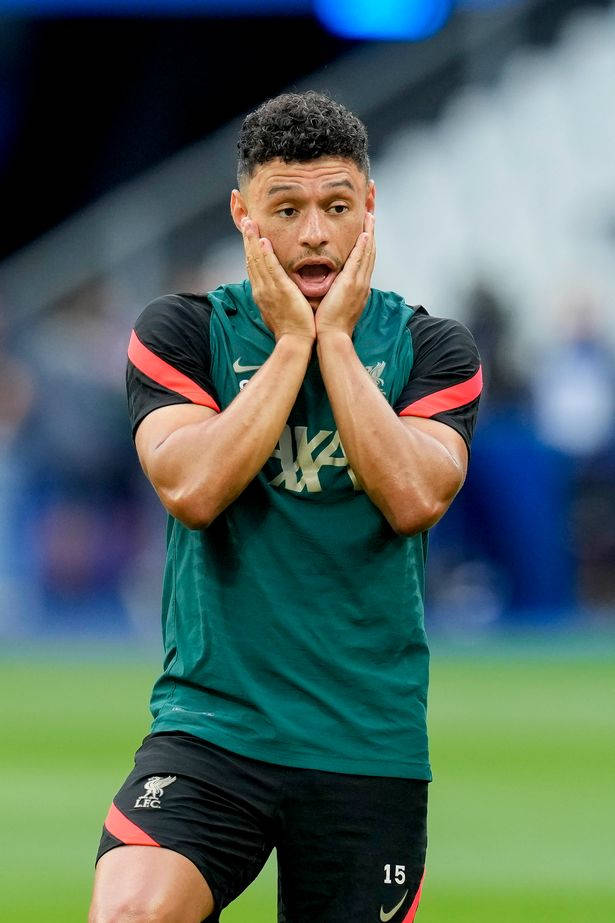 Alex Oxlade-Chamberlain Tegnede ansigtszoomer. Wallpaper