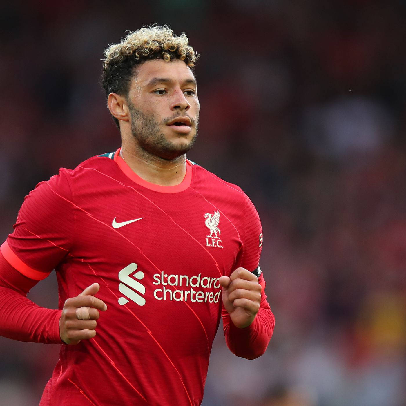 Alex Oxlade-Chamberlain With Blonde Tips Wallpaper