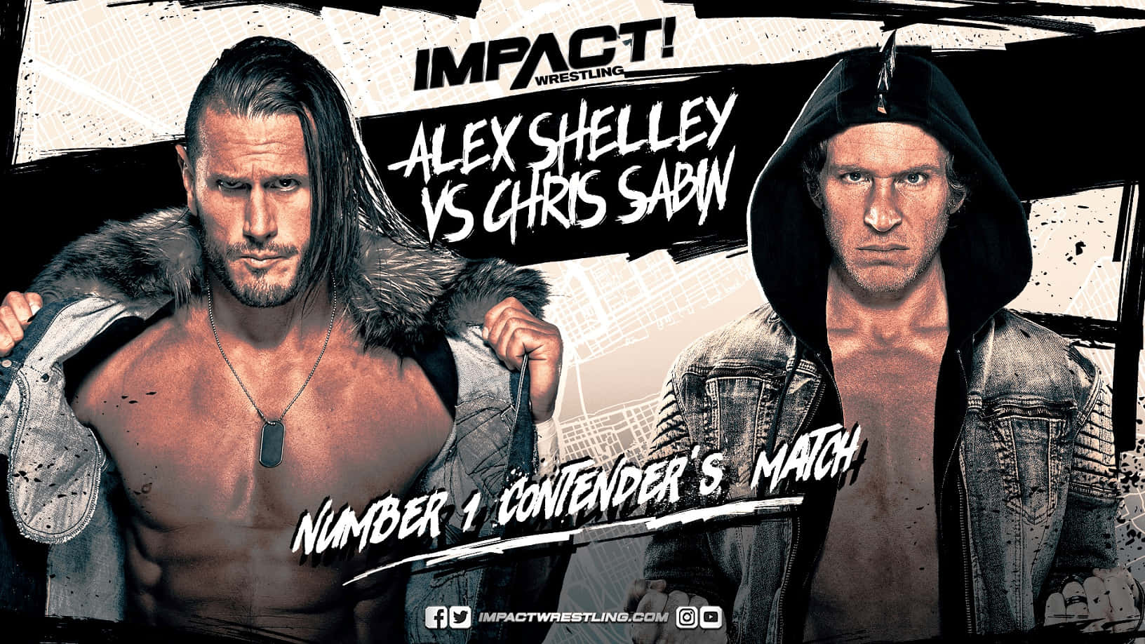 Alexshelley Vs Chris Sabin Su Impact Wrestling. Sfondo
